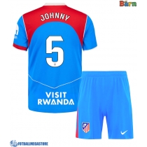 Fotballdrakt Barn Atletico Madrid Johnny Cardoso #5 Tredjedraktsett 2025-26 Kortermet (+ Korte bukser)